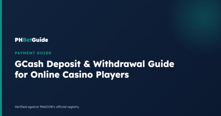 GCash Deposit & Withdrawal Guide for Online Casino Players