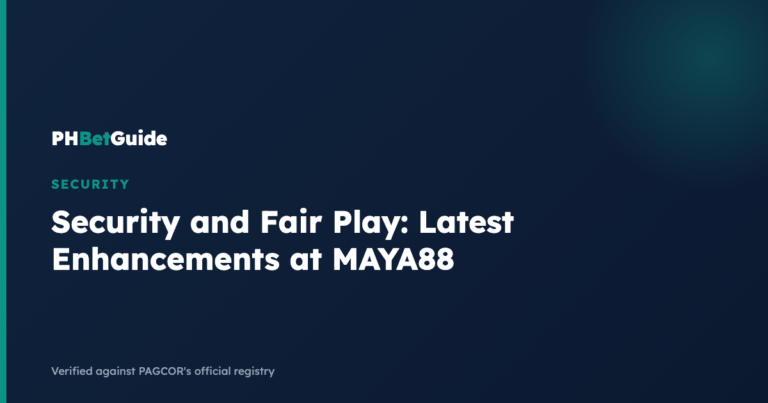 Security and Fair Play: Latest Enhancements at MAYA88