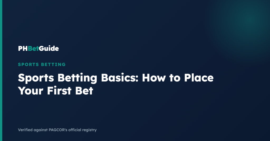 Sports Betting Basics: How to Place Your First Bet - Maya88 Casino Guide