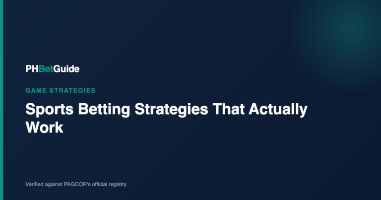 Sports Betting Strategies That Actually Work