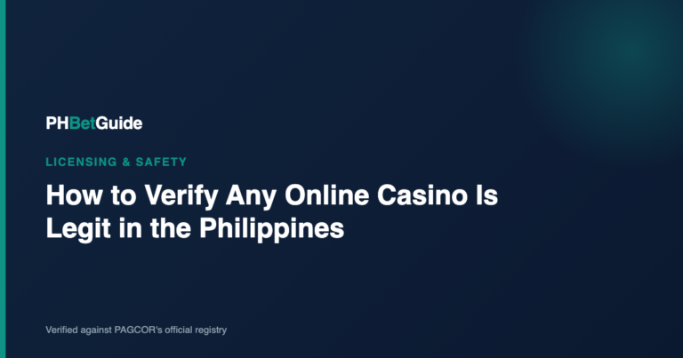 How to Verify Any Online Casino Is Legit in the Philippines