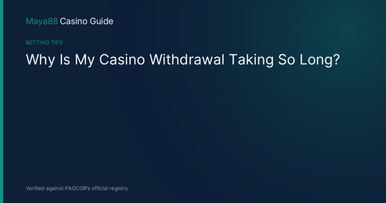 Why Is My Casino Withdrawal Taking So Long? 4 Real Causes