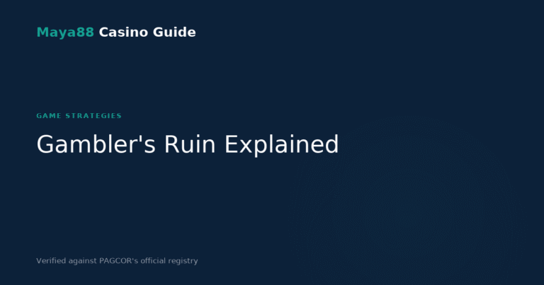 Gambler’s Ruin: Why the House Always Wins in the Long Run