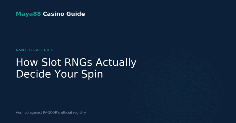 How Slot RNGs Actually Decide Your Spin